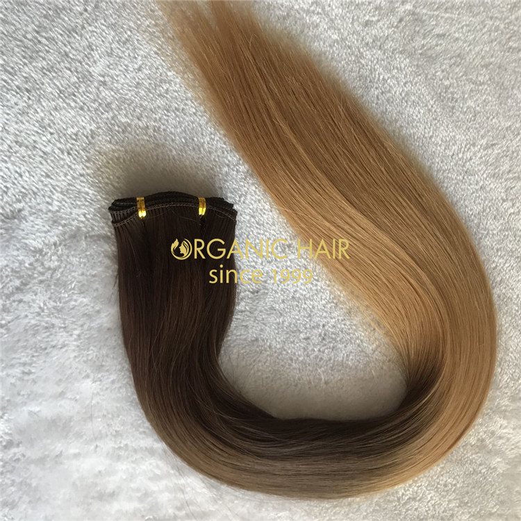 Soft omber T4/27 Best quality hand tied wefts for high-end market A160